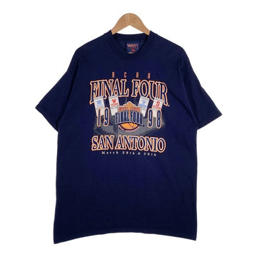 90’s NCAA 1998 FINAL FOUR プリントTシャツ カレッジバスケットボール ネイビー Size XL 福生店