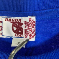 Dagda Leathers ダグダレザーズ プリントTシャツ 袖刺繡 ブルー 旧マッコイ 滝沢氏 Size S 福生店