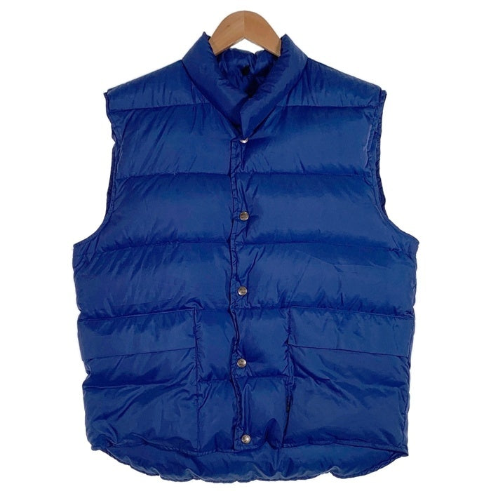 80's WOOLRICH ウールリッチ ダウンベスト ブルー Size L 福生店