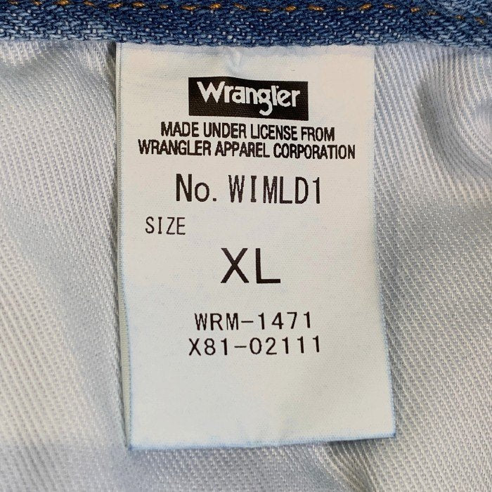 Wrangler ラングラー J.S.B. DENIM FLARE PANTS デニムフレアパンツ インディゴ 裾ジップ Size XL 福生店