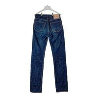 INDIGO VEINS DENIM BASE インディゴヴェインズ デニムベース GBG 001 JEANS ボタンフライ デニムパンツ インディゴ Size 29 瑞穂店