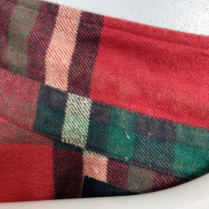 STUSSY ステューシー チェック フランネルシャツ レッド グリーン Size M 瑞穂店