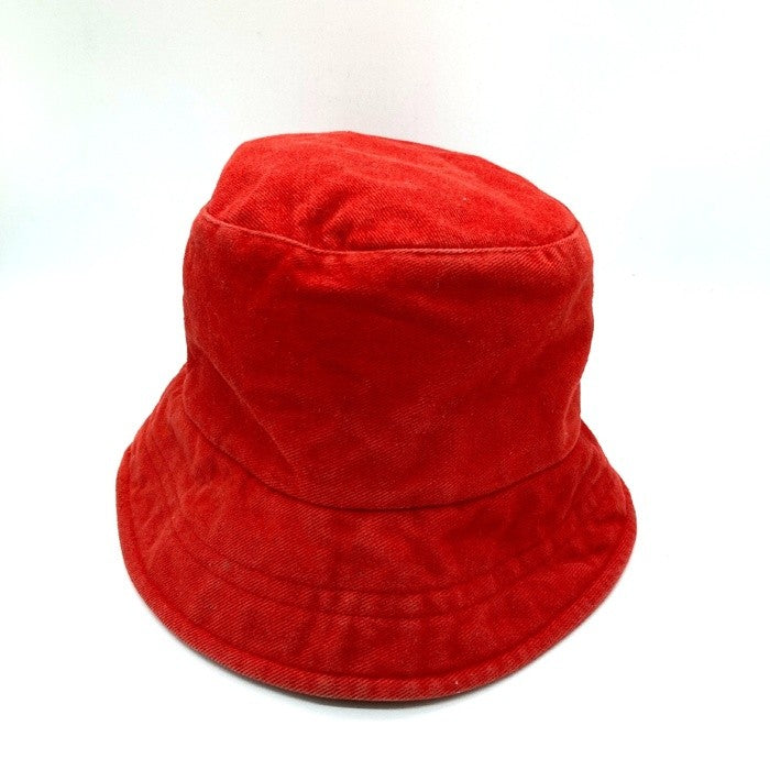 STUSSY HATS ステューシー 90's ロゴ刺繍 バケットハット レッド sizeL/XL 瑞穂店