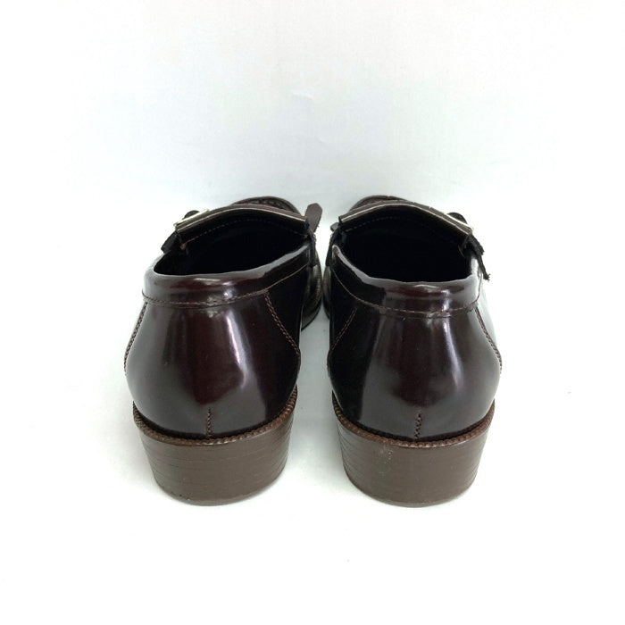 HARUTA ハルタ カジュアルキルトレザーローファー ブラウン size22.5cm 瑞穂店