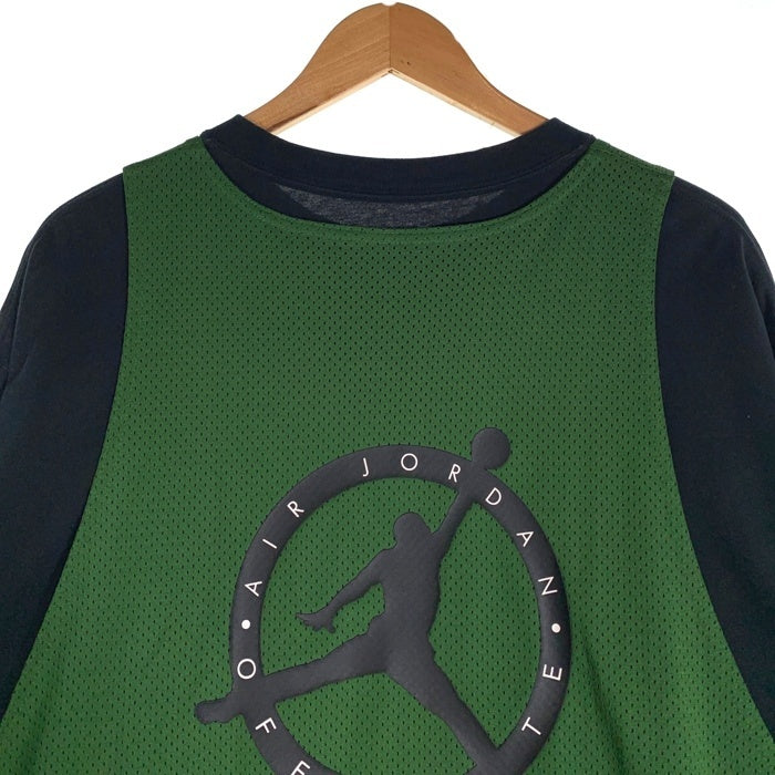 JORDAN BRAND ジョーダンブランド OFF-WHITE オフホワイト メッシュタンクトップレイヤードTシャツ ブラック グリーン CV3524-361 Size XXL 福生店