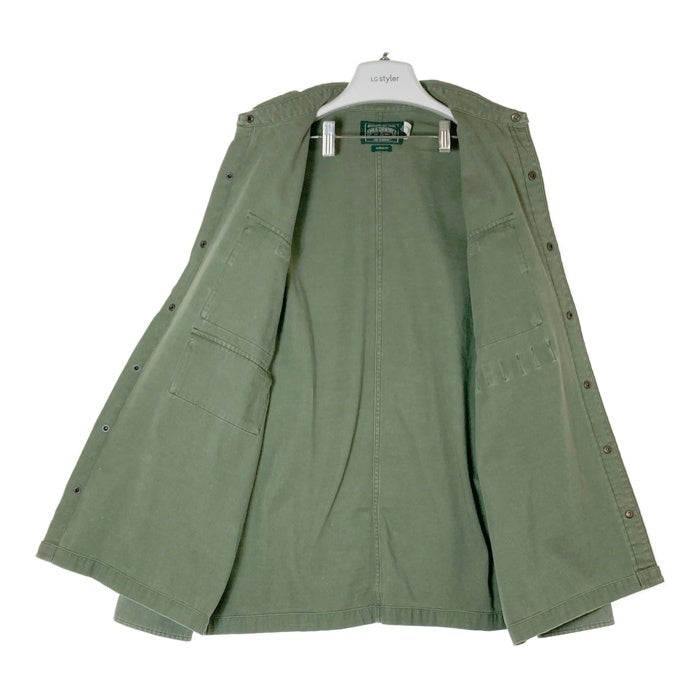 POLO COUNTRY ポロカントリー バックサテン フィッシングシャツ オリーブ sizeL 瑞穂店