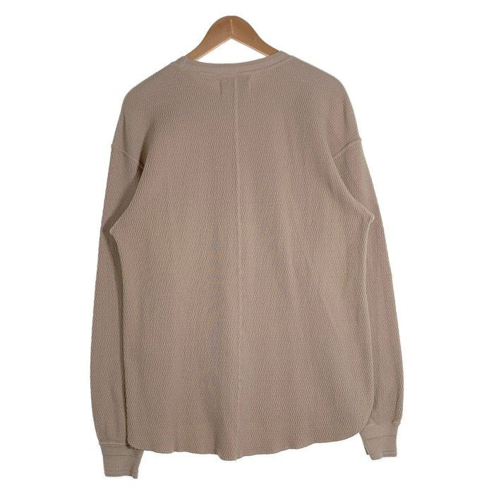 KURO クロ オーバーサイズ サーマルカットソー 長袖 ベージュ Size 1 福生店