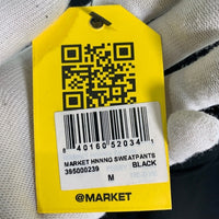 MARKET  マーケット MARKET HNNNG SWEAT PANTS スウェットパンツ ブラック 395000239 Size M 福生店