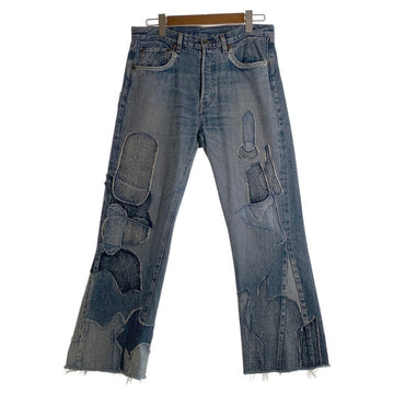 LEVI'S VINTAGE CLOTHING リーバイスヴィンテージクロージング LVC 501 パッチワーク フレア デニムパンツ インディゴ A2442-0000 Size 31×29 福生店