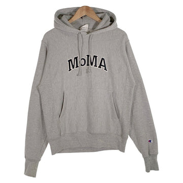 MOMA モマ Champion チャンピオン REVERSE WEAVE HOODY リバースウィーブ スウェットパーカー グレー Size S 福生店