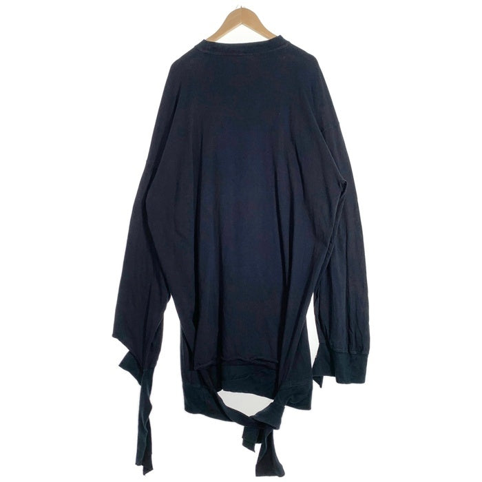 VETEMENTS ヴェトモン Champion チャンピオン オーバーサイズ ロングスリーブTシャツ ブラック WSS17CH8 イタリア製 Size XS 福生店