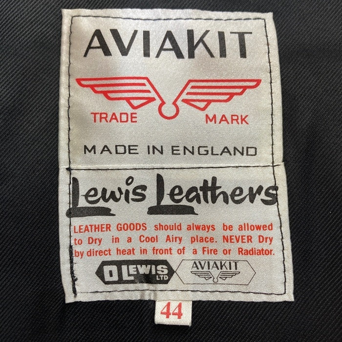 Lewis Leathers ルイスレザー 988 WESTERN JACKET シープスキン ウエスタン レザージャケット ブラック size44 瑞穂店