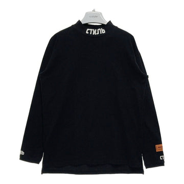 HERON PRESTON ヘロンプレストン モックネック 長袖Tシャツ ブラック sizeM 瑞穂店