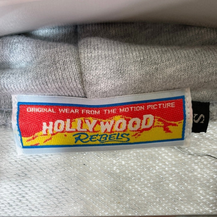 HOLLYWOOD REBELS ハリウッドレベルズ BAD MOTHER FUCKER プリント パーカー グレー sizeS 瑞穂店