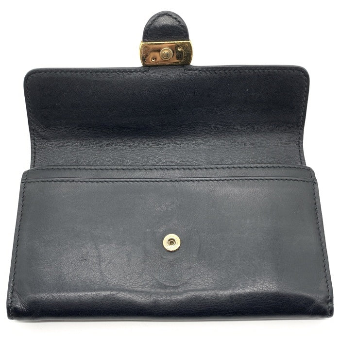 Gucci グッチ インターロッキングG レザーウォレット 長財布 ブラック 369663・203887 福生店