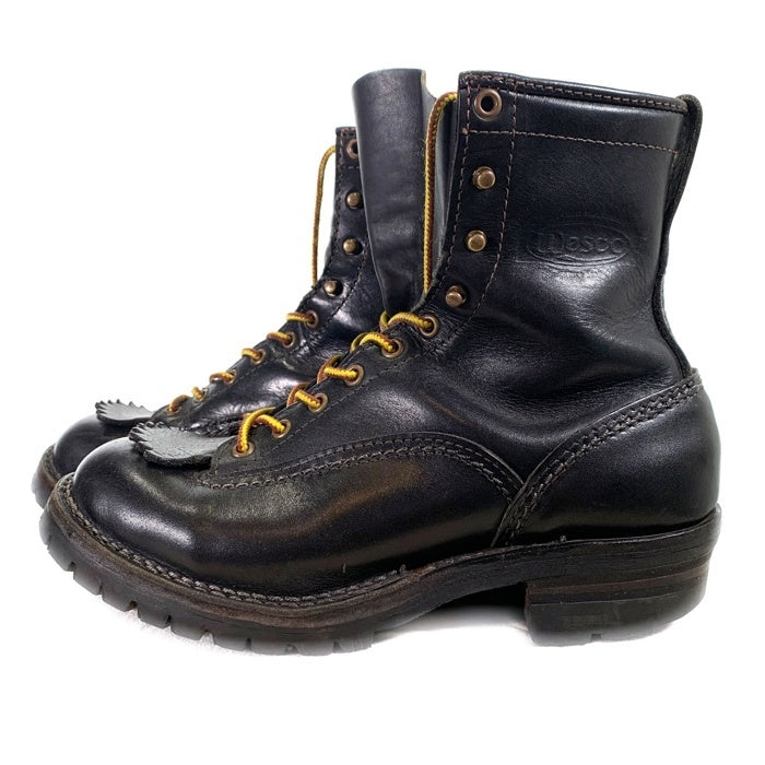 Wesco ウエスコ Job Master ジョブマスター LTT レースアップ レザーブーツ ブラック 38 05 Size 8 1/2D (26.5cm) 福生店
