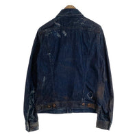 DIESEL ディーゼル ダメージ加工 デニムトラッカージャケット インディゴ Size L 福生店