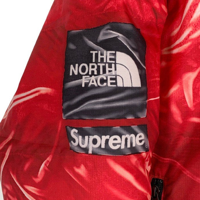 SUPREME シュプリーム 23SS THE NORTH FACE ノースフェイス PC Printed Nuptse Jacket プリント ヌプシジャケット ダウン レッド ND02300I Size L 福生店