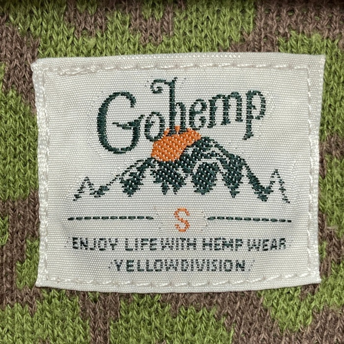 Gohemp ゴーヘンプ フード付きベスト ブラウン sizeS 瑞穂店