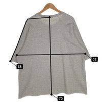 UNDERCOVER アンダーカバー 17SS MAD STORE プリント スウェットトレーナー 半袖 グレー 切りっぱなし UCS9802 Size 2 福生店
