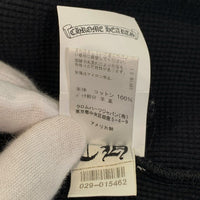 Chrome Hearts クロムハーツ Y NOT CROSS PTCHS THERMAL CREW L/S TEE サーマルカットソー ロングスリーブ レザークロスパッチ ブラック Size M 福生店