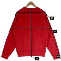 SUPREME シュプリーム 19SS Warm up Creneck ウォームアップ クルーネック スウェット レッド Size M 福生店