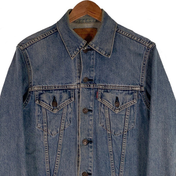 90's LEVI'S リーバイス 71557-0208 デニムトラッカージャケット インディゴ BIG E復刻 日本製 93年 Size 38 福生店