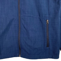 Eddie Bauer エディーバウアー ソフトシェルジャケット ブルー 内フリース 企業刺繡 EB532 Size L 福生店