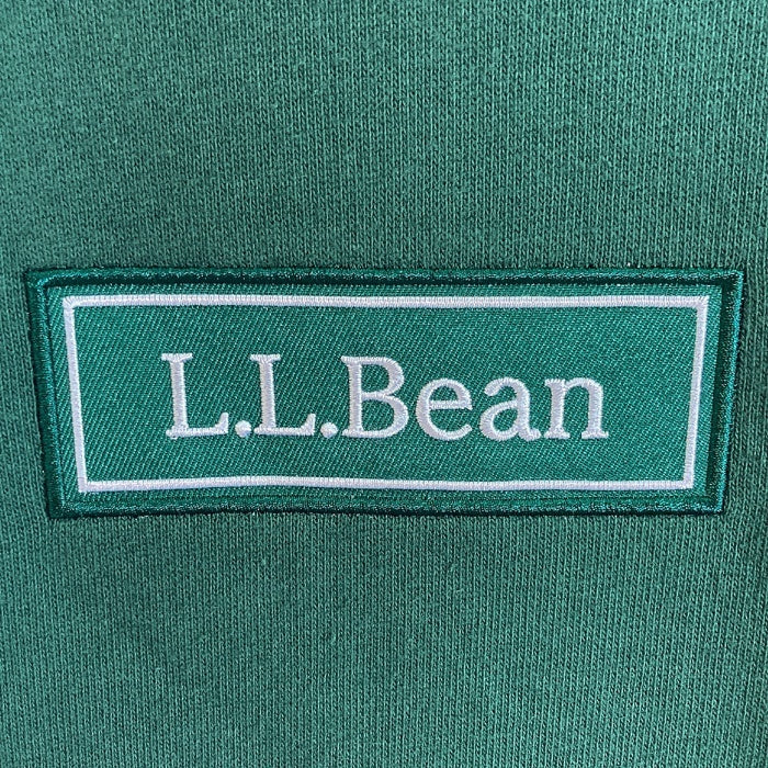 L.L.Bean エルエルビーン ロゴワッペン プルオーバースウェットパーカー グリーン Size XL 瑞穂店