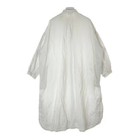 ARTS&SCIENCE アーツアンドサイエンス 0241-L6261-1058 コットン リネン スタンドカラー シャツワンピース ホワイト Size1 瑞穂店