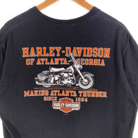 Harley-Davidson ハーレーダビッドソン ポケットTシャツ イーグル バイクプリント 2014コピーライト Size L 福生店