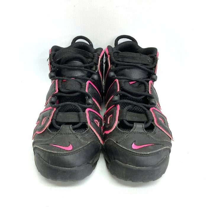 NIKE ナイキ 415082-003 GS Air More Uptempo Black Pink Blast スニーカー ブラック size24cm 瑞穂店