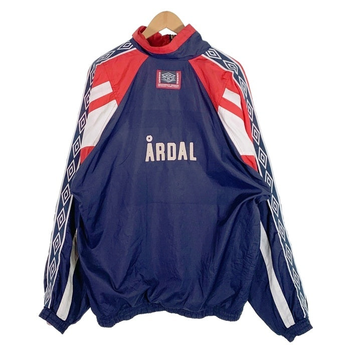 00's UMBRO アンブロ トラックジャケット ポリエステル ネイビー レッド ホワイト  Size XL 福生店