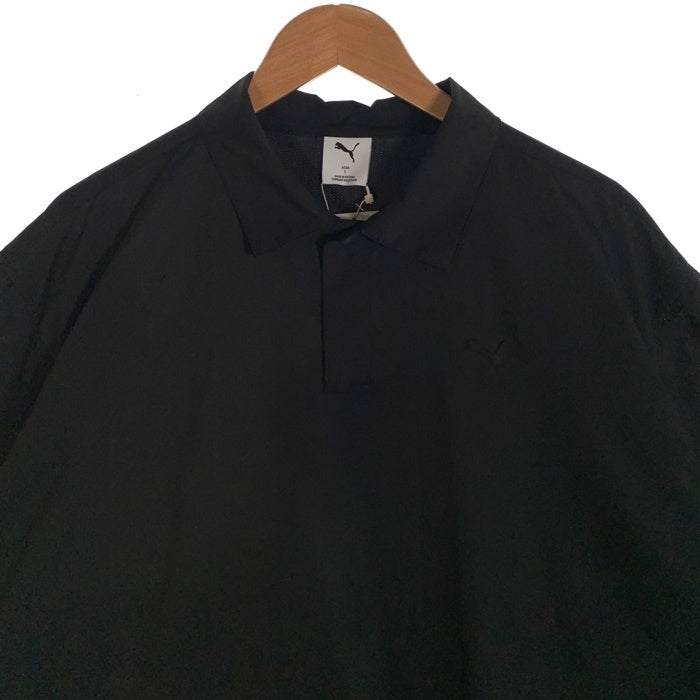 PUMA プーマ PISTE 半袖 シャツ バックプリント ブラック 694437 Size L 福生店