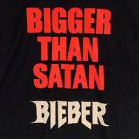 FEAR OF GOD フィアオブゴッド MARILYN MANSON マリリンマンソン BIEBER ジャスティンビーバー カットオフスリーブトップ Tシャツ ブラック Size L 福生店