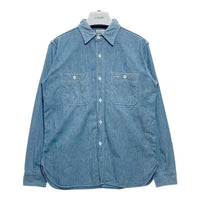 WAREHOUSE ウエアハウス Duck Digger ダックディガー LOOSE FIT シャンブレーワークシャツ ライトブルー Size 36 瑞穂店