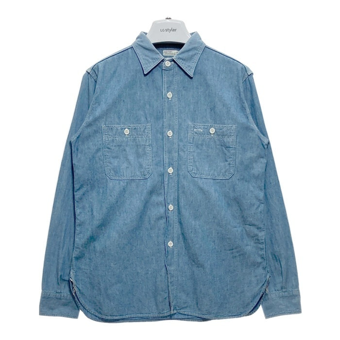 WAREHOUSE ウエアハウス Duck Digger ダックディガー LOOSE FIT シャンブレーワークシャツ ライトブルー Size 36 瑞穂店