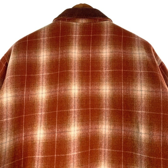 McGREGOR マックレガー ウール キルティングジャケット チェック ブラウン MM13-4604 Size M 福生店