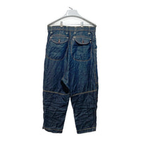 JUNYA WATANABE COMME des GARCONS MAN ジュンヤワタナベ コムデギャルソンマン WG-P025 AD2020 ステッチワーク リネンデニムサルエルパンツ インディゴ sizeS 瑞穂店