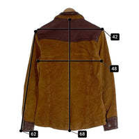 glamb グラム Western Leather JKT ウエスタンレザージャケット 羊革 ブラウン GB0418/JKT05 Size 0 福生店