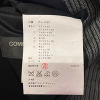 COMME des GARCONS HOMME PLUS コムデギャルソンオムプリュス PJ-J081 AD2012 異素材切替 花柄チェック 水玉 4つボタン テーラードジャケット ブラック sizeS 瑞穂店