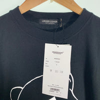 UNDERCOVER アンダーカバー UNISEX BASIC TEE BEAR ユニセックス ベーシックTシャツ ベアー プリント ブラック UB0B6802 Size 5 福生店