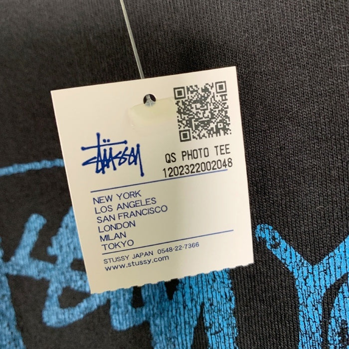 00's STUSSY ステューシー QS PHOTO TEE フォトプリントTシャツ ブラック Size M 福生店