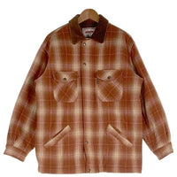 McGREGOR マックレガー ウール キルティングジャケット チェック ブラウン MM13-4604 Size M 福生店