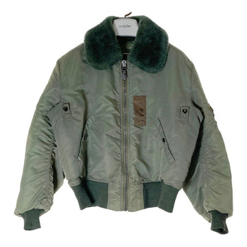 BUZZ RICKSON'S バズリクソンズ M品番 M13407 B-15D フライトジャケット グリーン size38※所々汚れ・裾リブダメージ有 瑞穂店