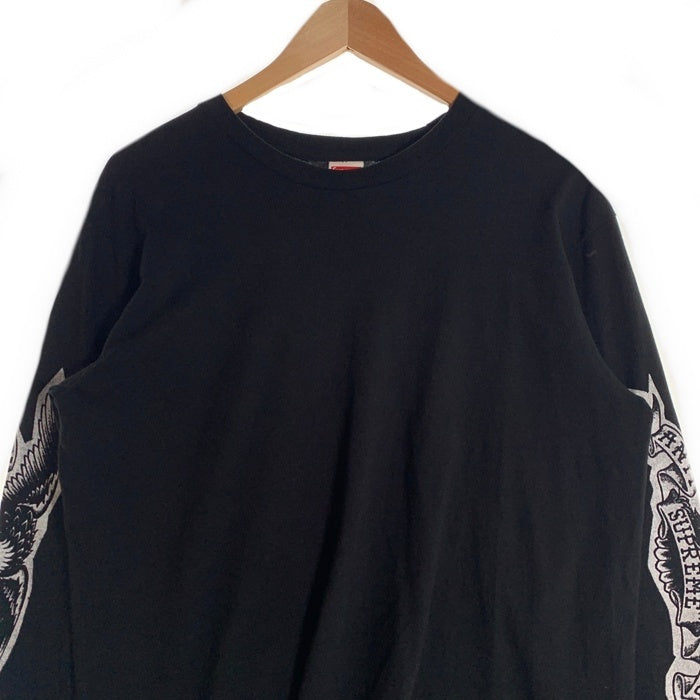 SUPREME シュプリーム 25AW ANTIHERO アンタイヒーロー Eagle L/S Tee 長袖 ロンT イーグル ロングスリーブ Tシャツ ブラック Size M 福生店