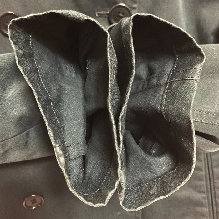 MARGARET HOWELL マーガレットハウエル ノーカラーハーフトレンチコート ネイビーsize1 瑞穂店