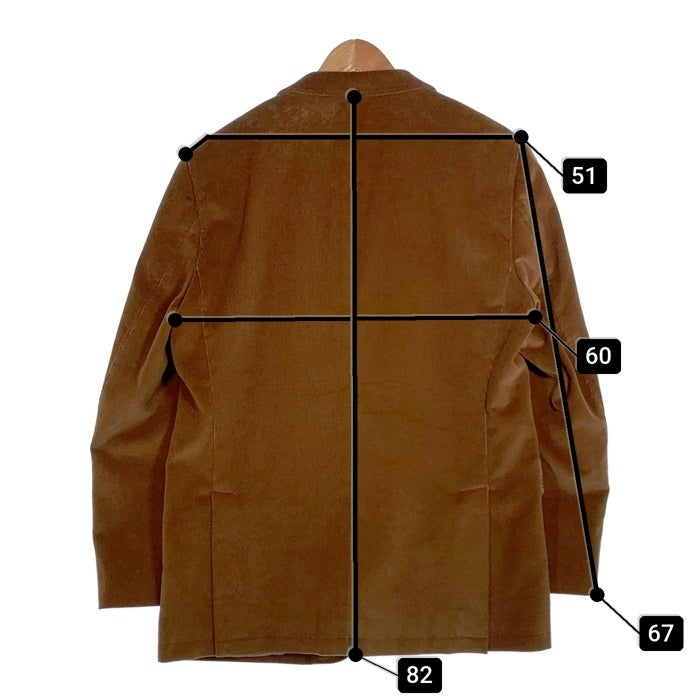 Brooks Brothers ブルックスブラザーズ コーデュロイ 3B テーラードジャケット ブラウン カジュアル Size L 福生店