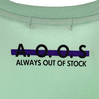 ALWAYS OUT OF STOCK オールウェイズアウトオブストック 迷彩 アーチロゴ プリントTシャツ グリーン Size XL 福生店