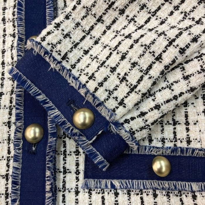 FENNEL フェンネル ツイードジャケット ブルー size38 瑞穂店